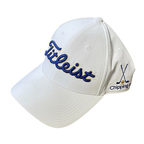 Titleist Tour Performance Chipping In Golf Hat Cap Logo White Adjustable Men